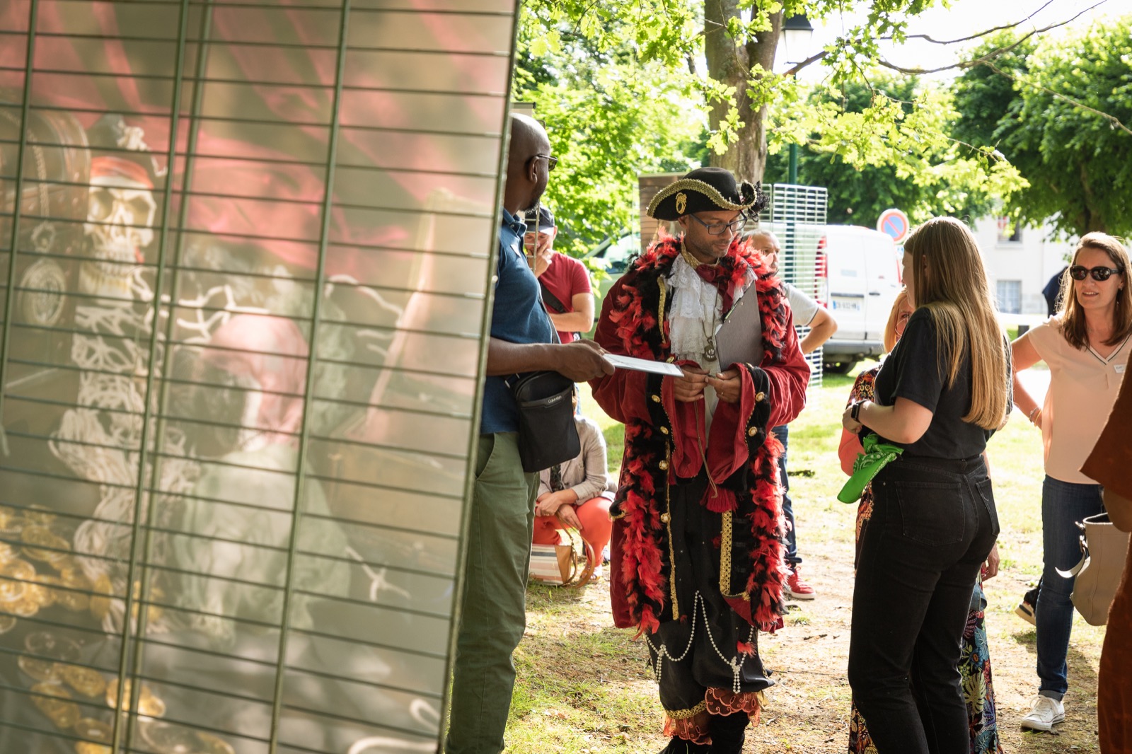 photo sur le terrain de nos pirates proposant un escape game pour mariage